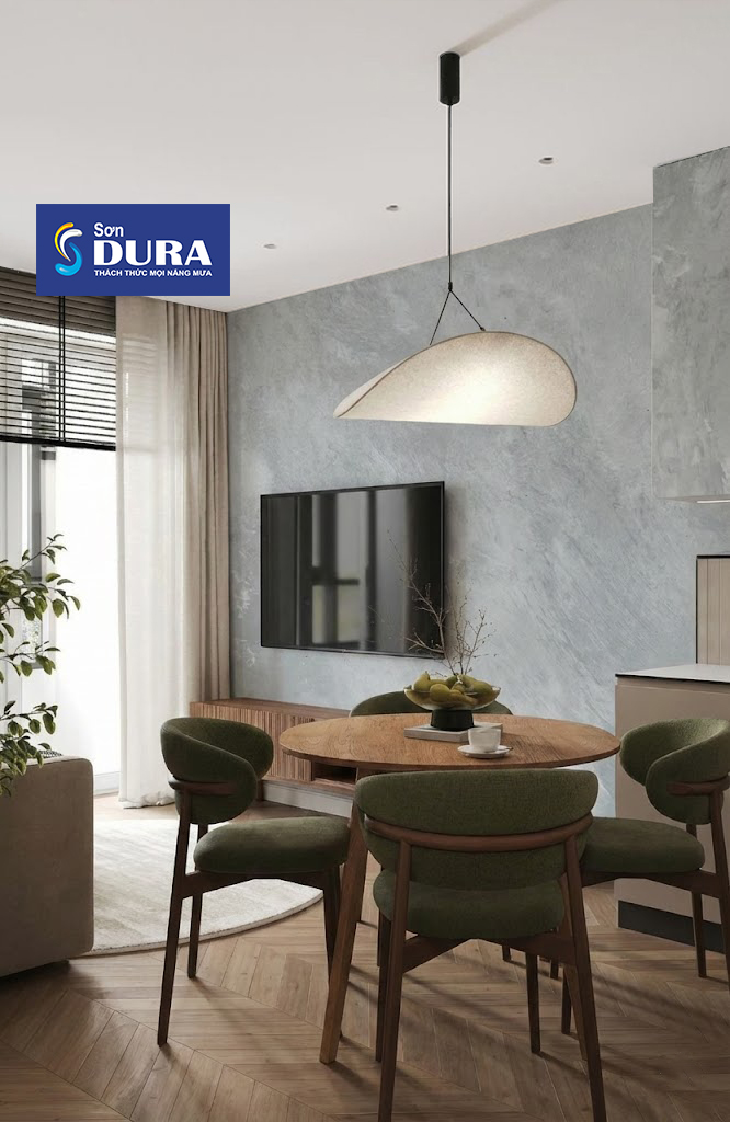 Phong cách Industry rất phù hợp với sơn hiệu ứng bê tông