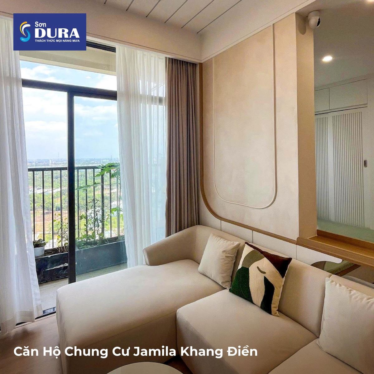 Sơn hiệu ứng ánh kim loại màu be
