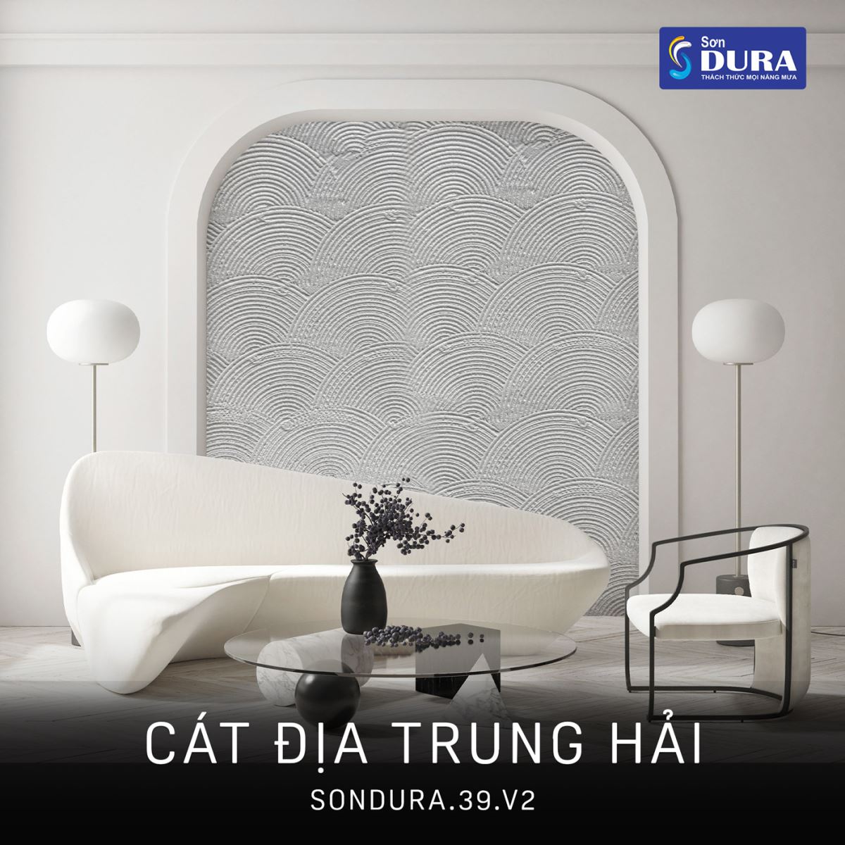 Vữa hiệu ứng phù hợp với nhiều phong cách nội thất khác nhau