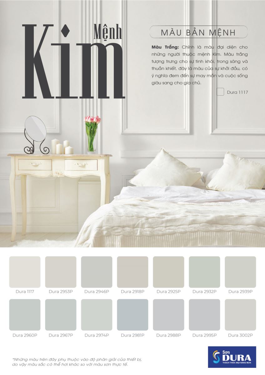 chọn màu sơn nhà đẹp hợp phong thuỷ