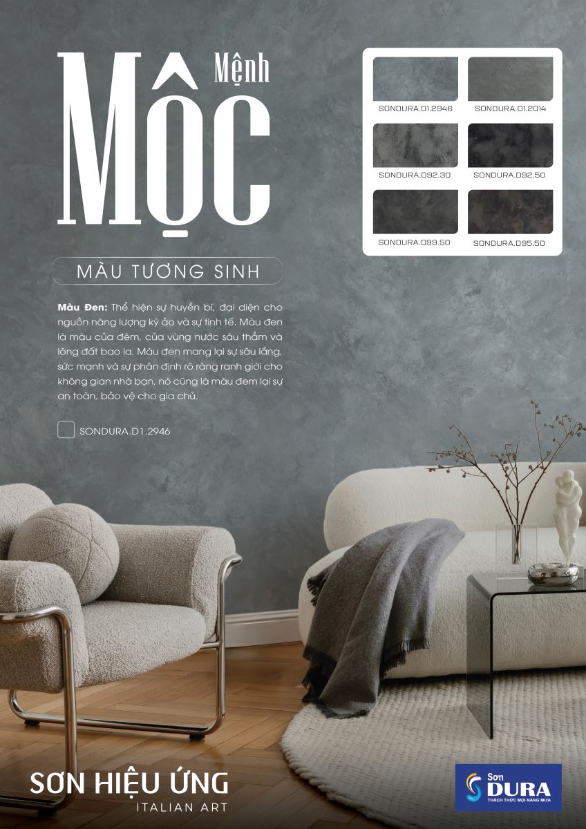 chọn màu sơn nhà đẹp hợp phong thuỷ