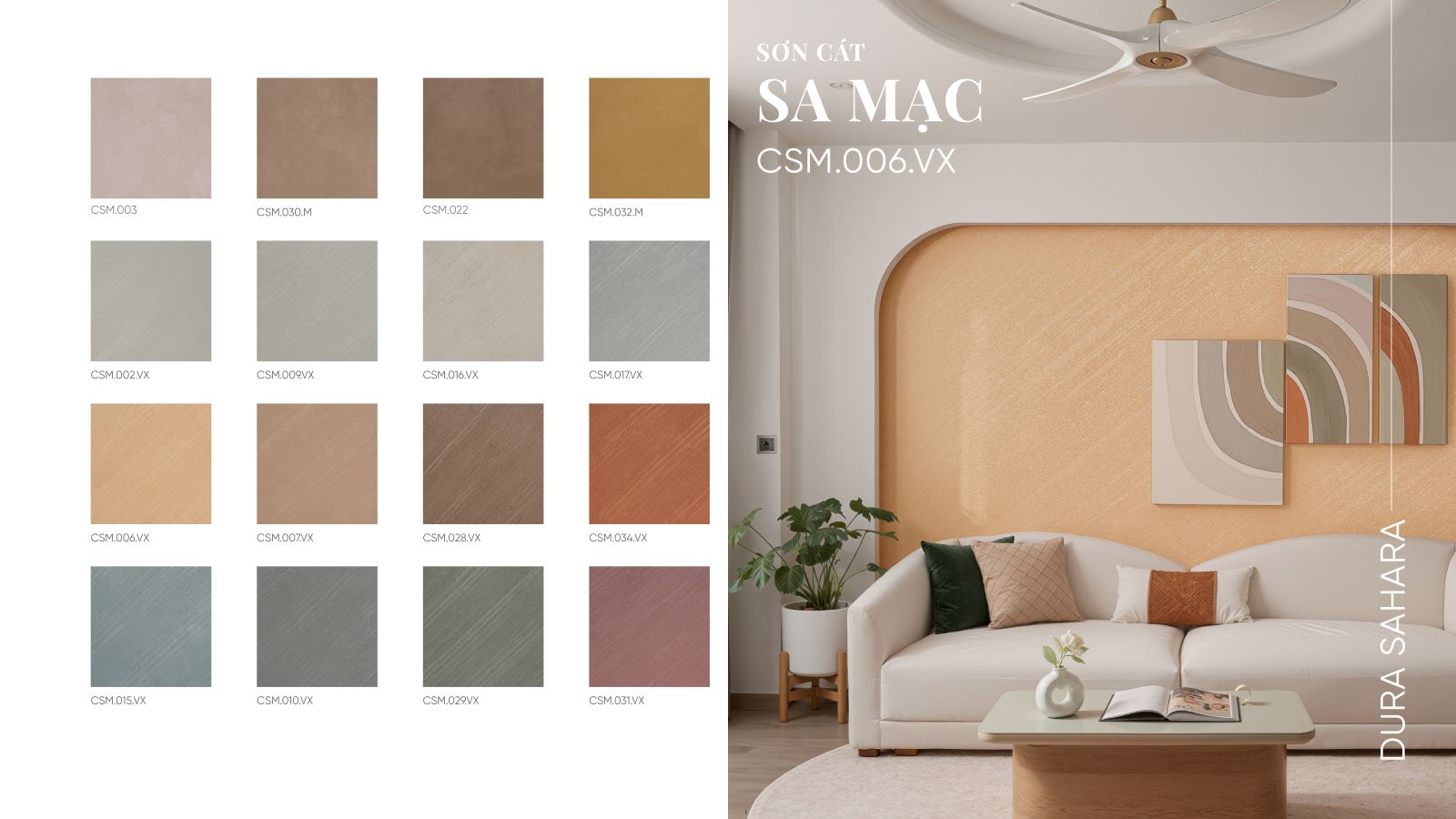 Bảng màu sơn cát sa mạc Sahara