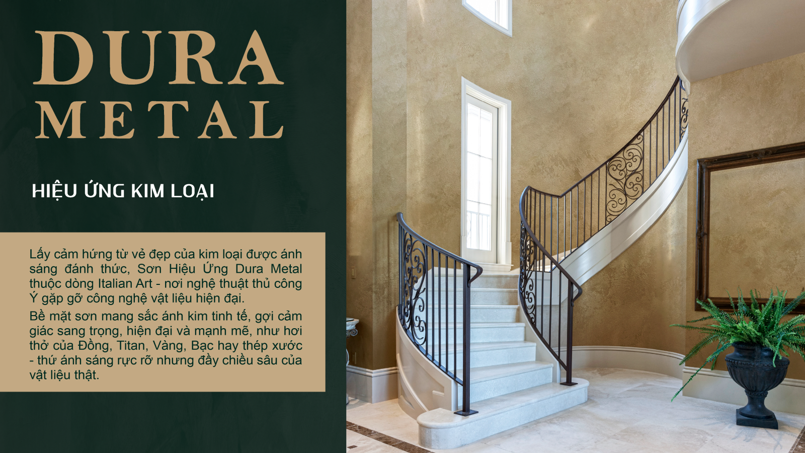 Sơn hiệu ứng kim loại Dura Metal