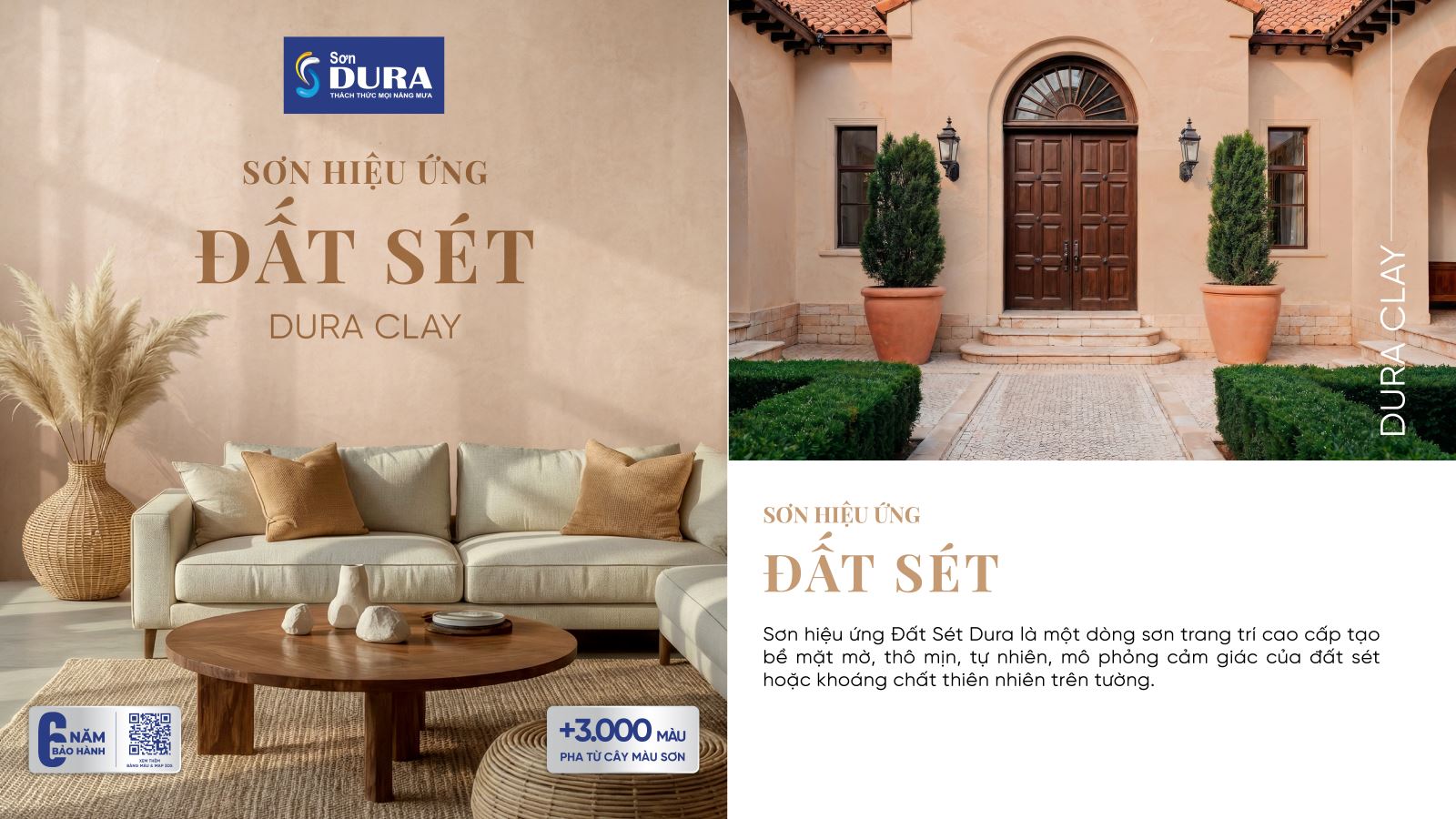 Màu sơn hiệu ứng đất sét Dura Clay