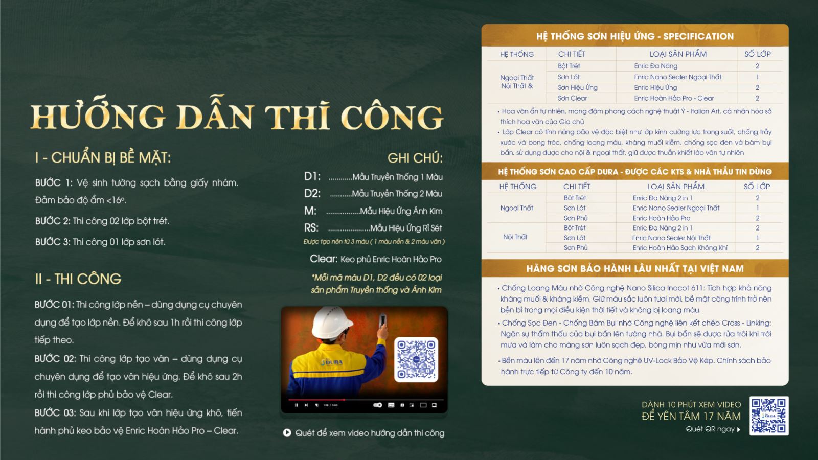 hệ thống sơn hiệu ứng 