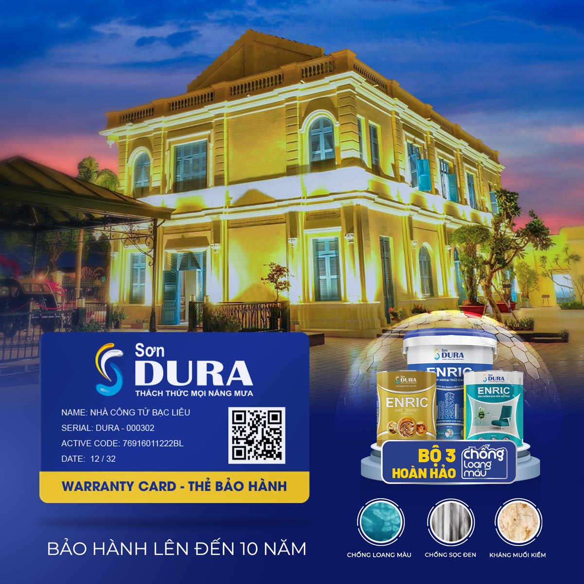 Bộ Ba Hoàn Hảo - Sơn Chống Loang Màu