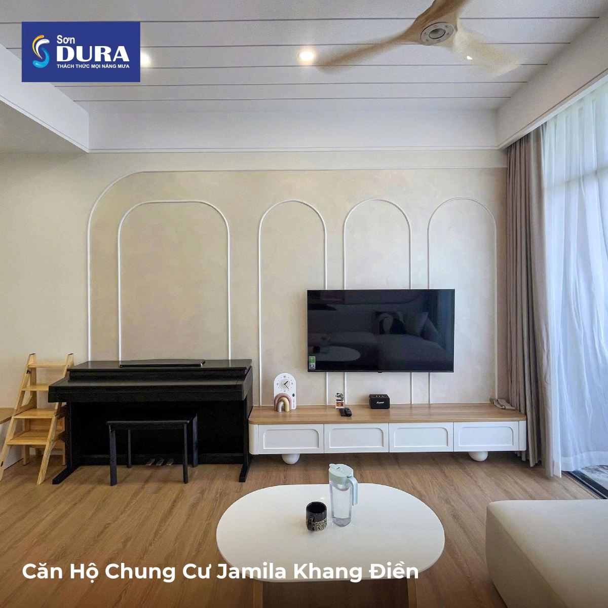 Công trính sơn hiệu ứng Jamila Khang Điền