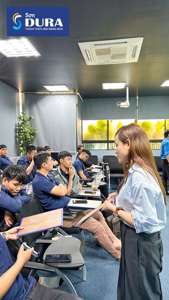 Workshop thi công sơn hiệu ứng tại Thiết Thạch Group