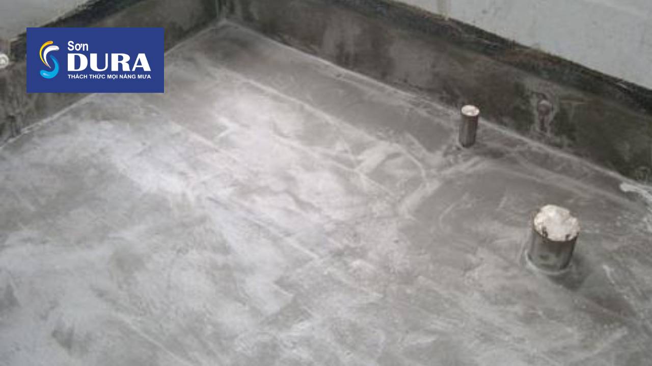 Bề mặt hoàn thiện sau khi thi công chống thấm sàn nhà vệ sinh