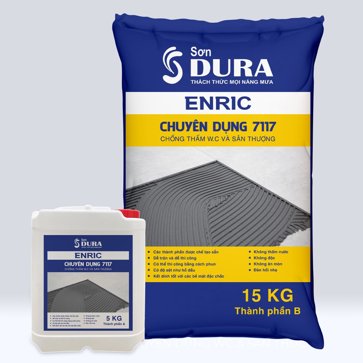 Sản phẩm Enric Chống Thấm 7117 cho nhà vệ sinh