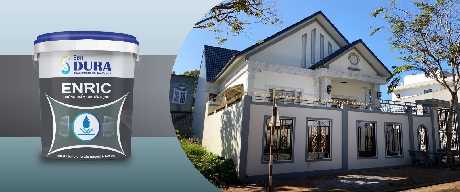 Enric Chống Thấm Đa Năng cho tường bên ngoài