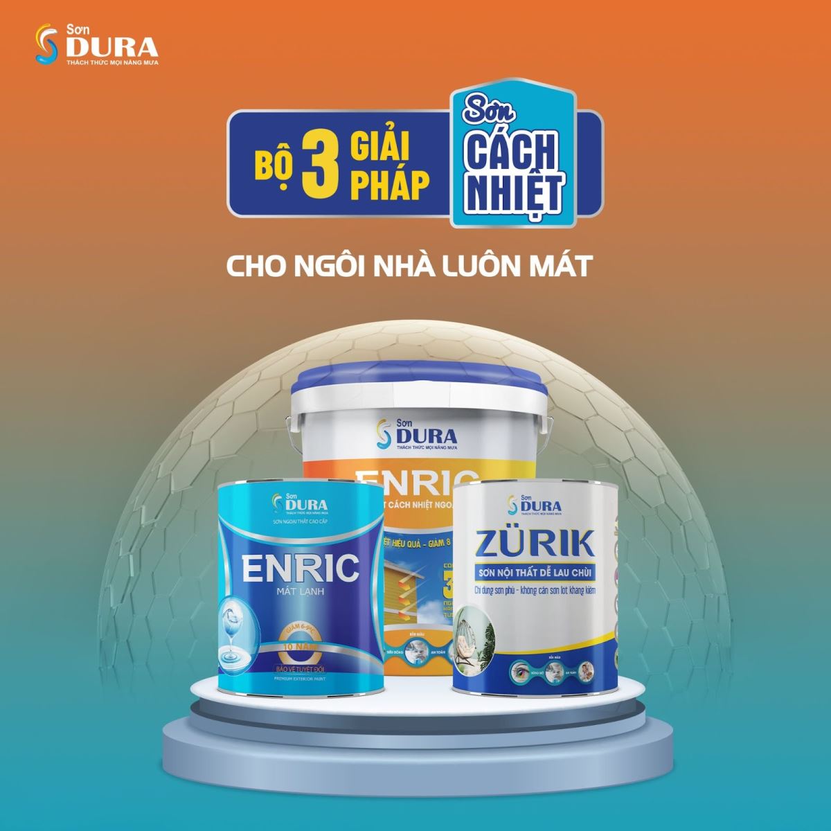 Bộ Ba Sơn Cách Nhiệt từ Sơn Dura