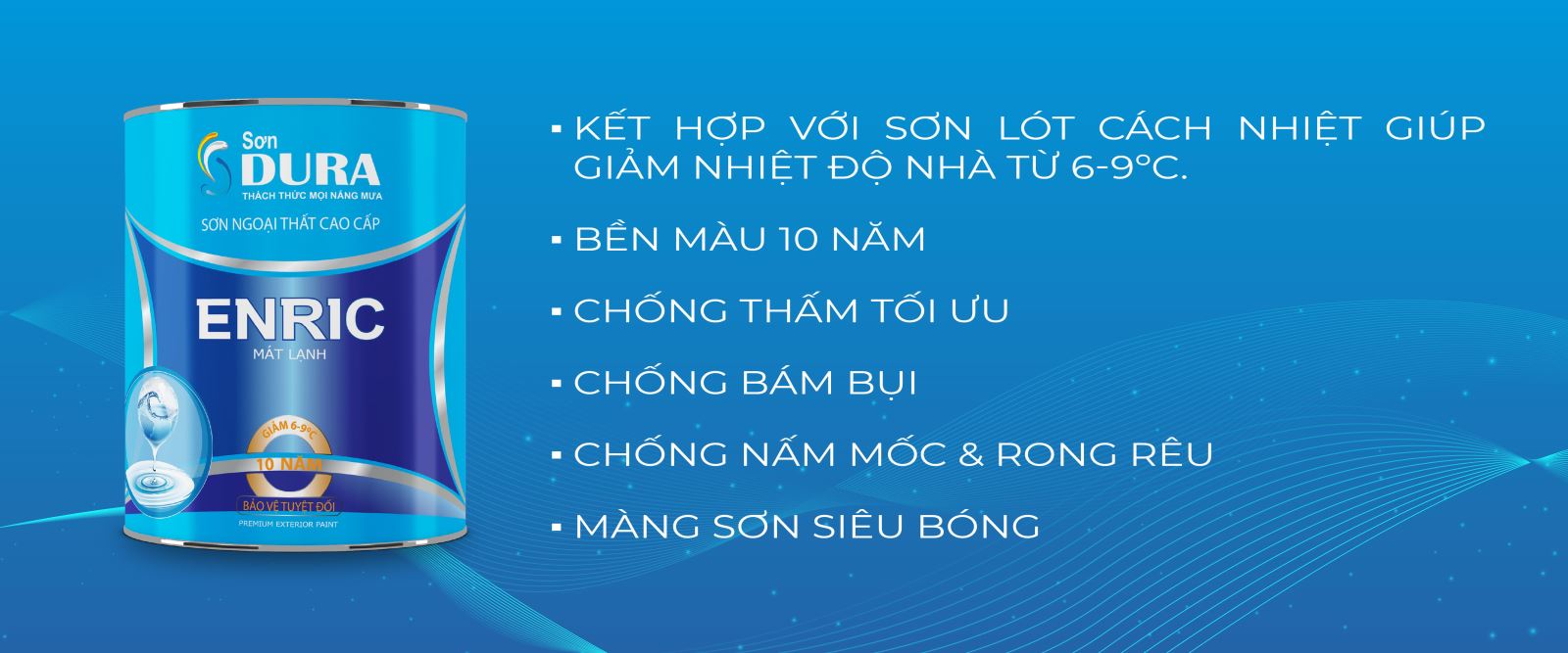 sơn cách nhiệt enric mát lạnh 