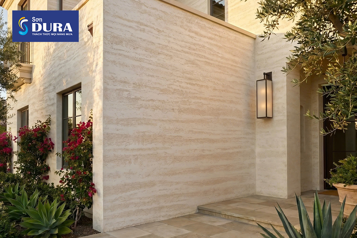 Sơn giả đá Travertine có thể thi công trên mọi địa hình