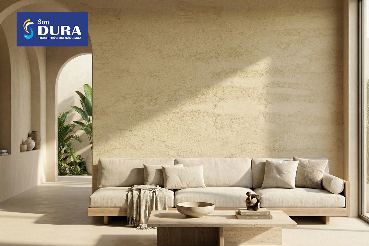 Sơn hiệu ứng đá Travertine